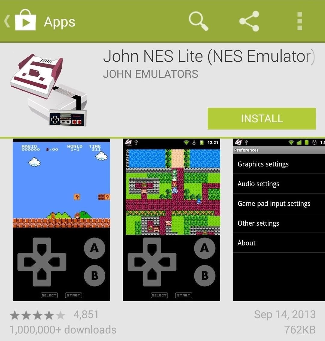 The Easiest Way to Play Classic NES Games on Your HTC One