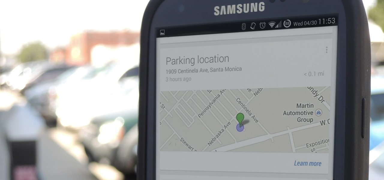 Google Now Will Automatically Remember Where You Parked