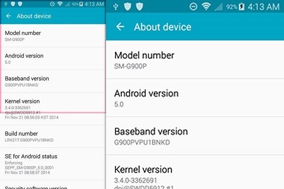 How to Install the Leaked Lollipop Firmware on Your Sprint Galaxy S5