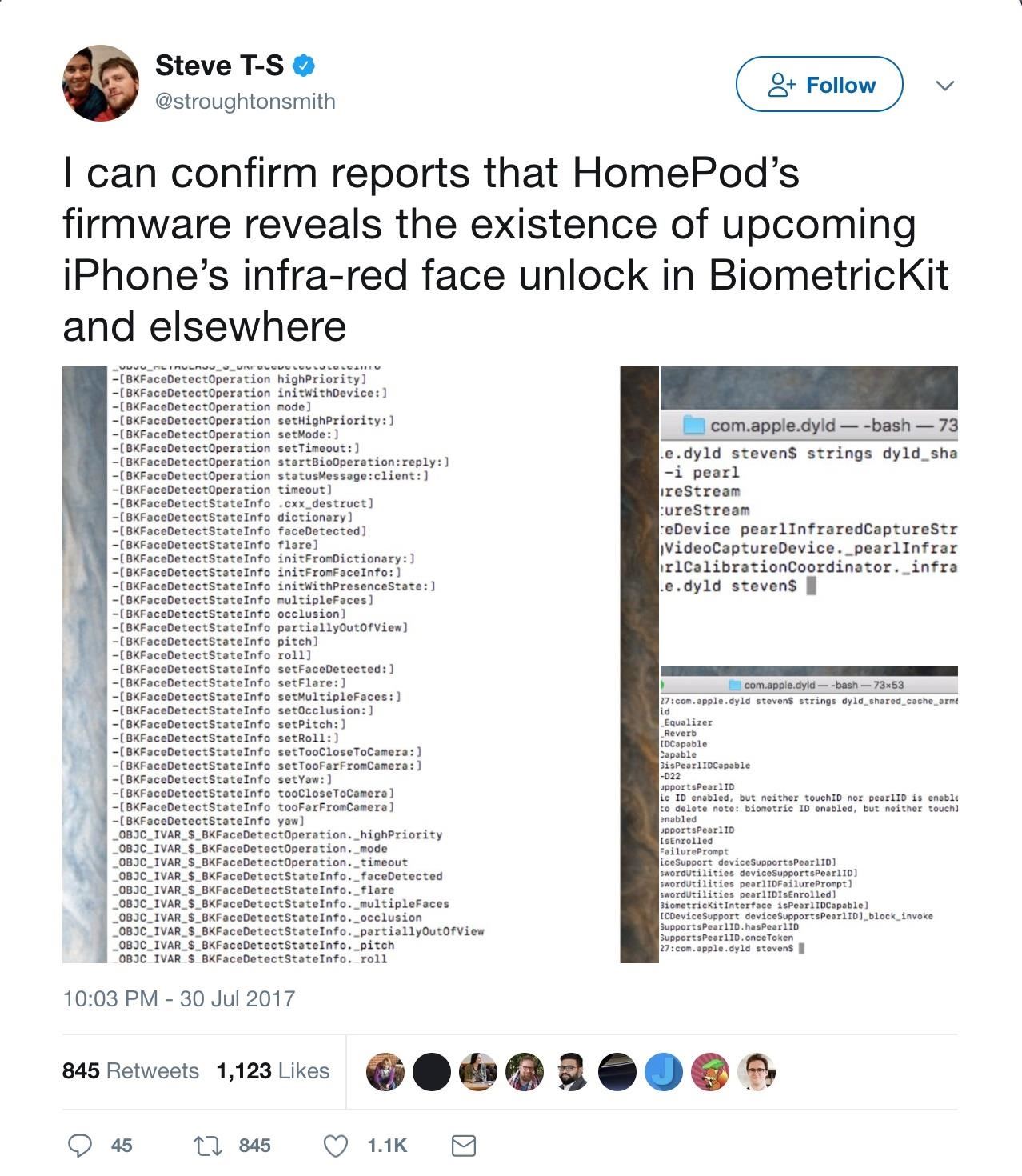 HomePod Firmware Leaks iPhone 8 Design