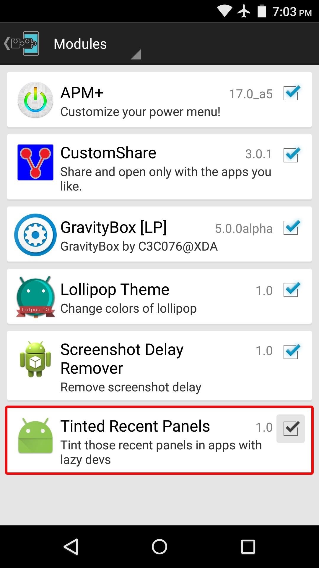 Make Lollipop's Overview Screen a Lot More Colorful by Tinting App Headers