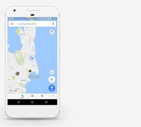 Google Maps Update Brings Real-Time Location Sharing