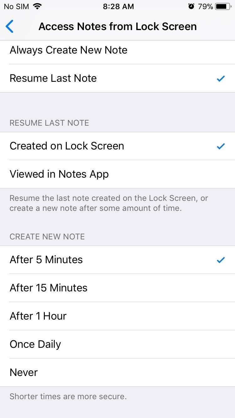 How to Access the Notes App Directly from the Lock Screen in iOS 11