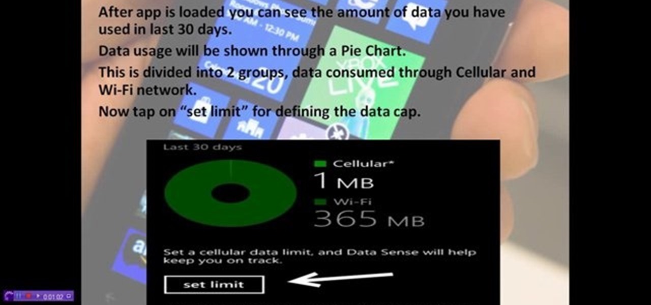 Control and Limit Your Internet Data Usage in Windows 8 Phone