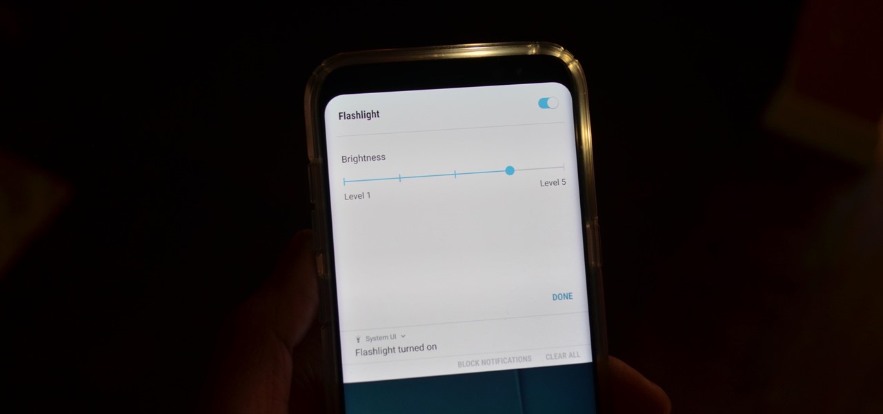Change Your Galaxy S8's LED Flashlight Brightness in Just a Few Taps