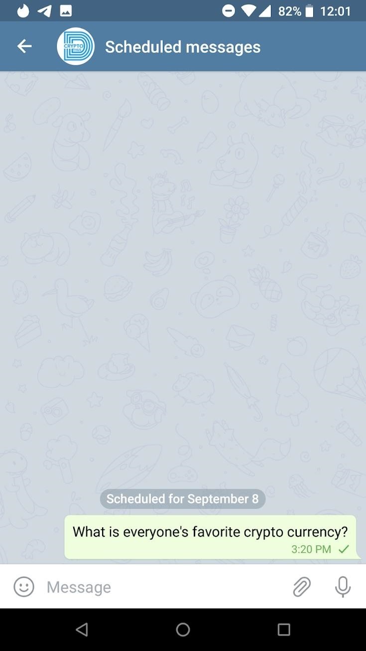 How to Schedule Texts to Send Later in Telegram