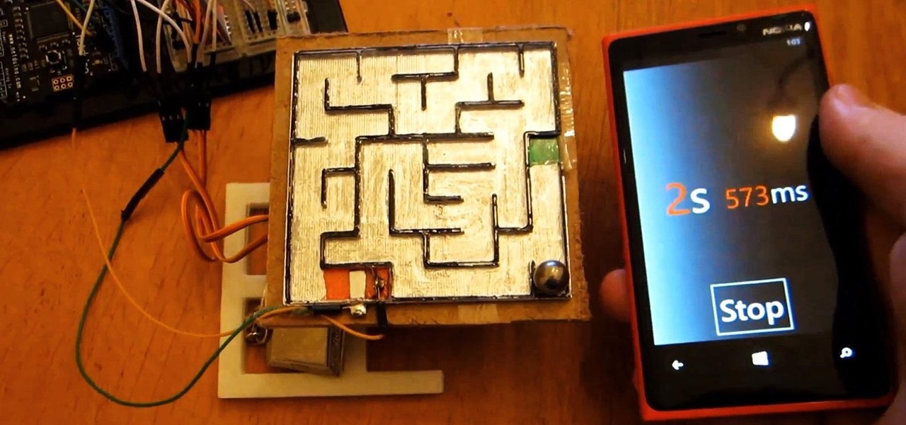 Control a Real-Life Maze Game with Your Windows Phone and a Netduino
