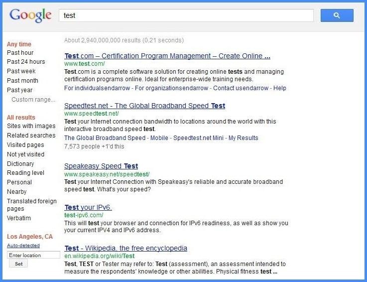How to Put Google's Search Tools Back on the Left Sidebar