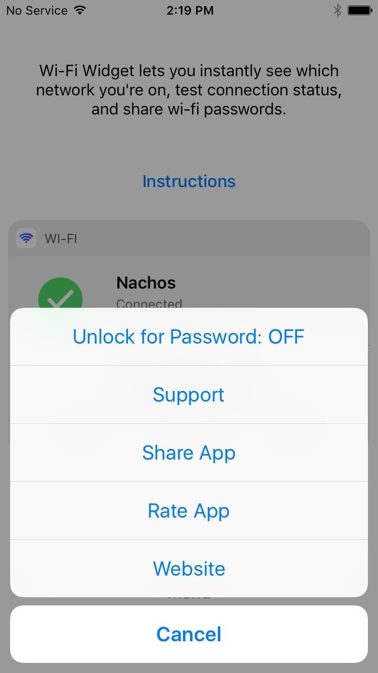 This Widget Lets You Open Wi-Fi Settings Faster, Share Passwords & More on Your iPhone