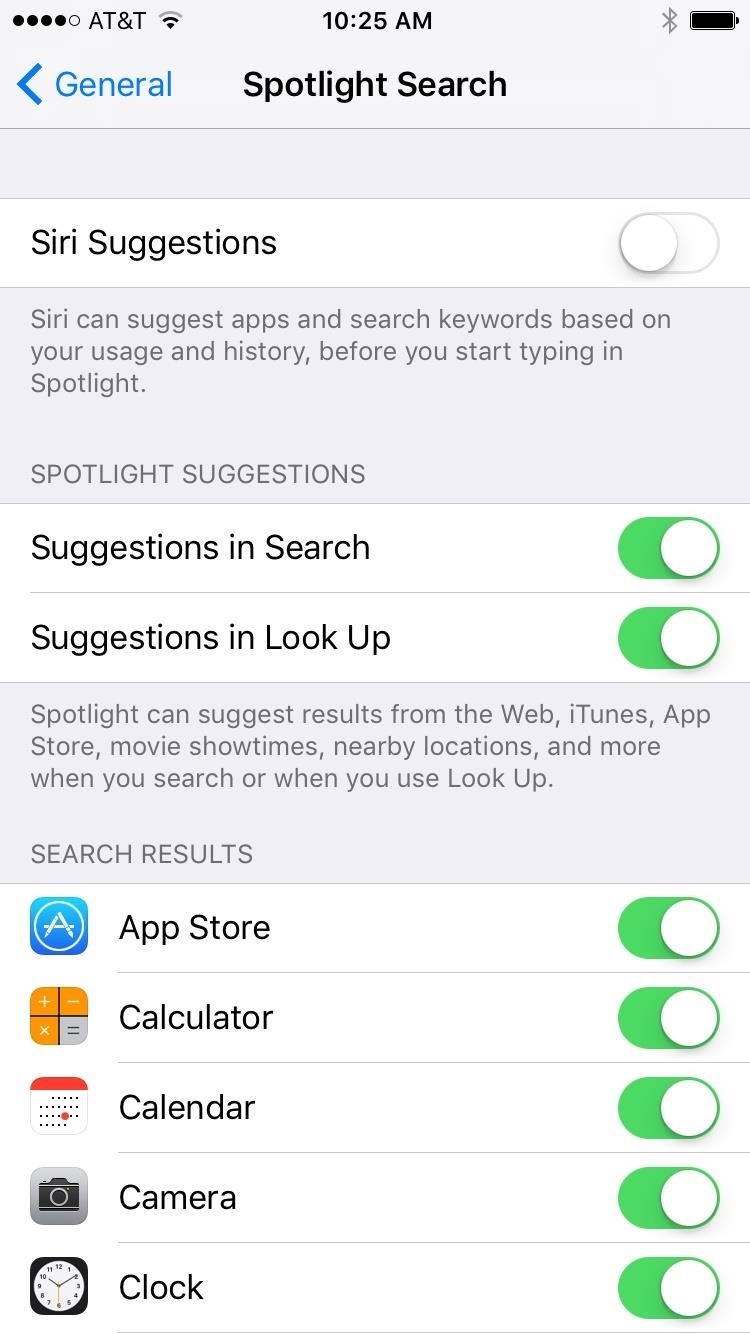 How to Disable Your Spotlight Search History in iOS 10