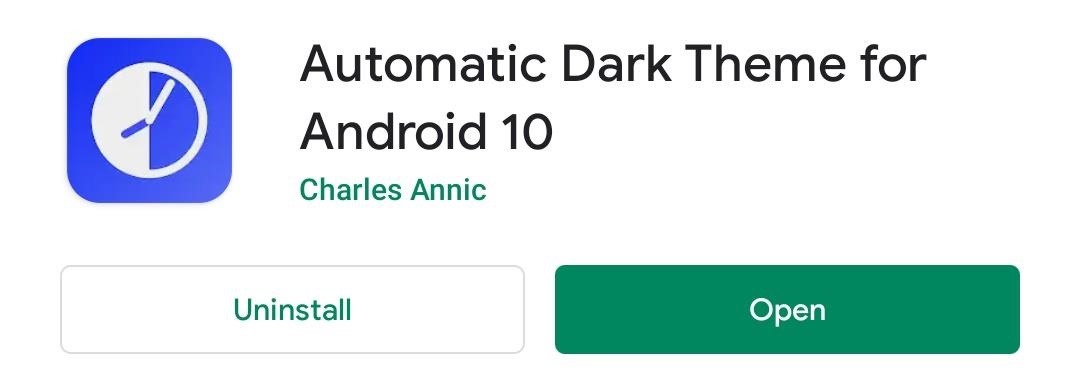 How to automatically activate the dark mode of Android 10 at night
