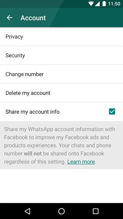 WhatsApp Is Now Sharing Your Data with Facebook, but Opting Out Doesn't Solve the Problem