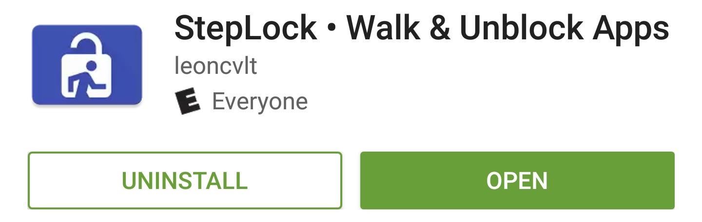 StepLock Makes You Exercise to Use Your Favorite Android Apps