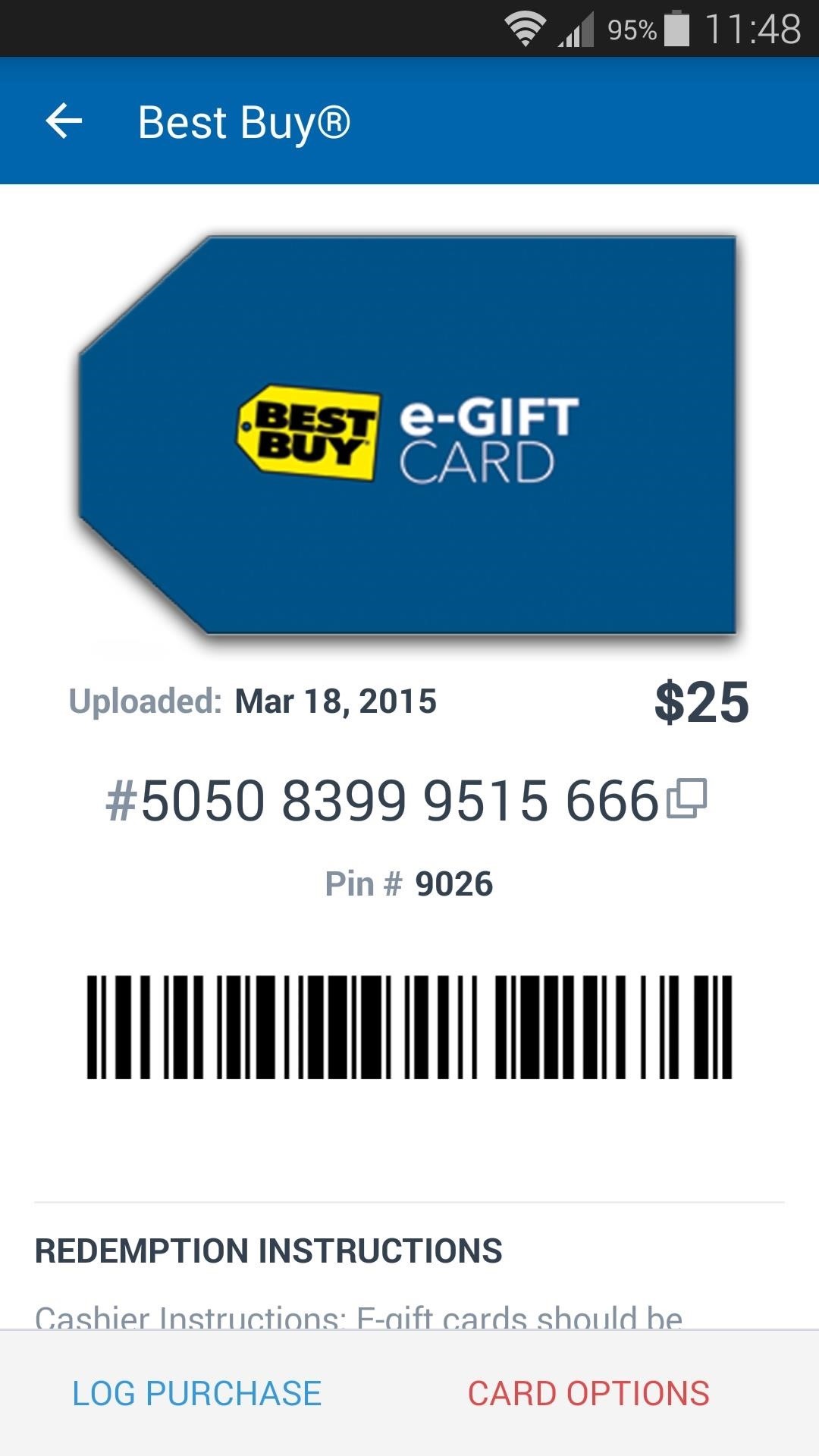 Upload Buy Send Receive Redeem Almost Any Gift Card On Your