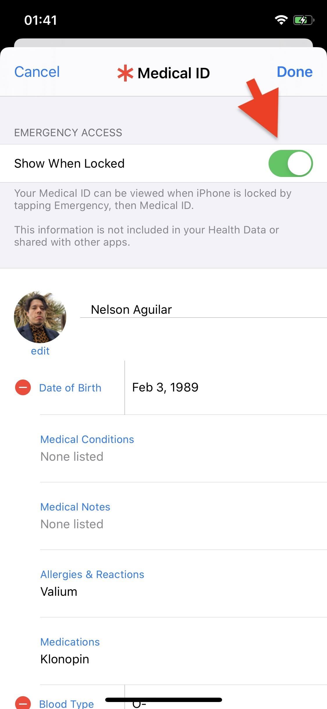 How to Add an Emergency Medical Card to Your iPhone's Lock Screen with Important Health Information for First Responders