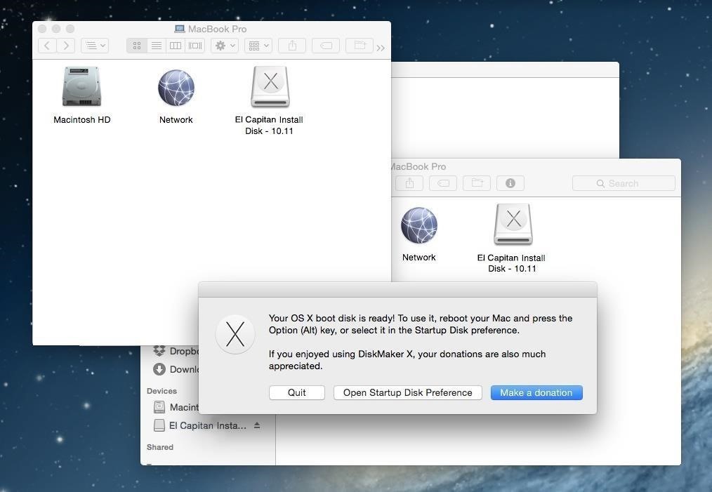 How to Create a Bootable Install USB Drive of Mac OS X 10.11 El Capitan