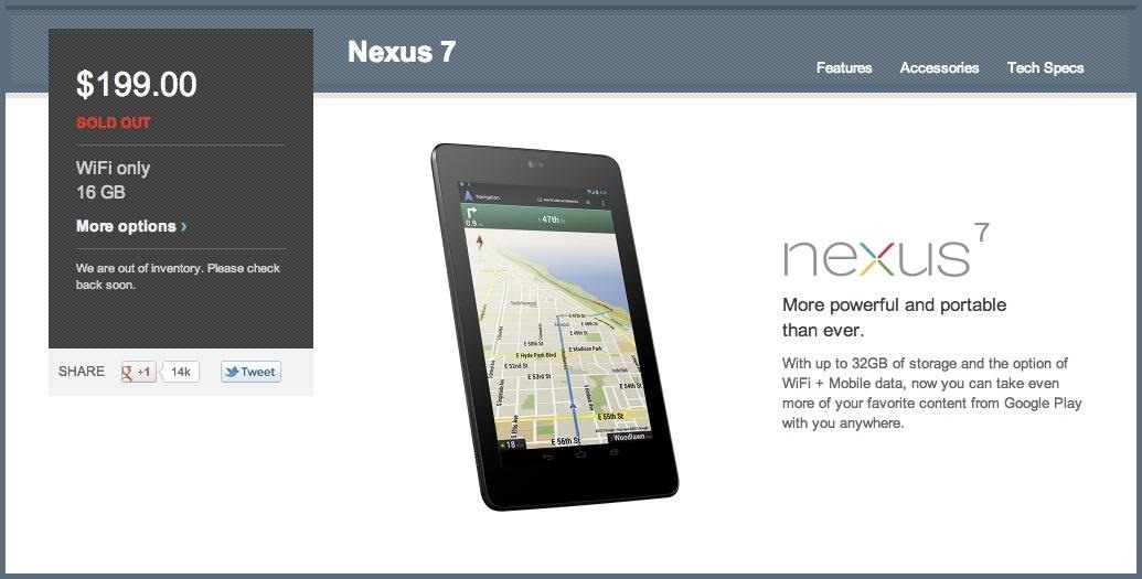 Get Instant Alerts for When the Nexus 4 and Nexus 7 Are Back in Stock on Google Play