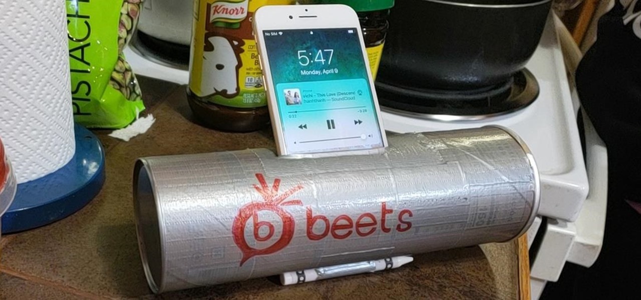 Turn Your Phone into a Boombox with a Few Household Items