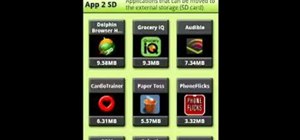 Move an app to your SD card on a Google Android 2.2 (Froyo) smartphone