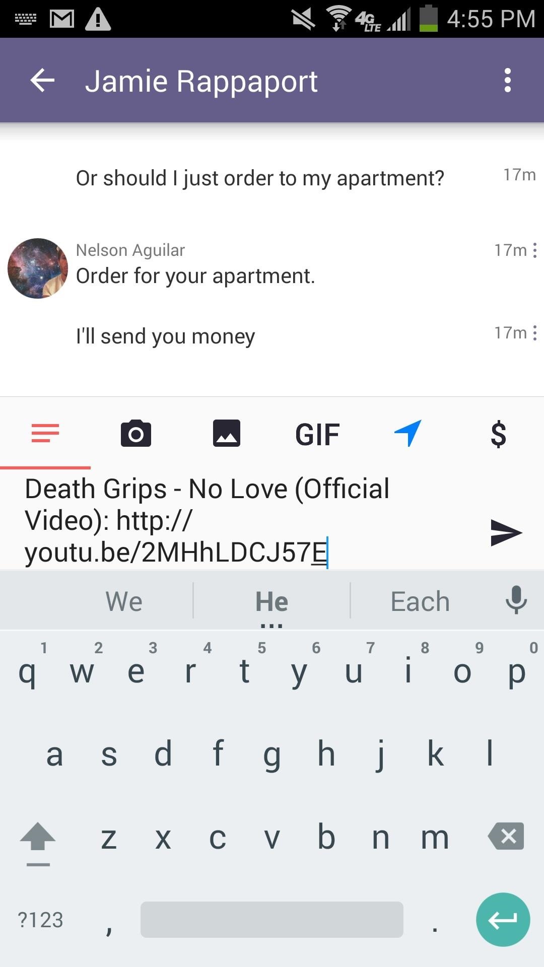 Dasher Messenger: Watch YouTube Videos, Delete Sent Messages, Send Money, & More
