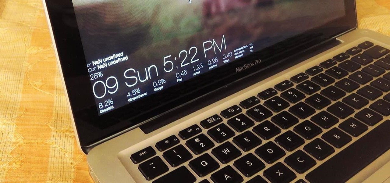 Clock widget for desktop