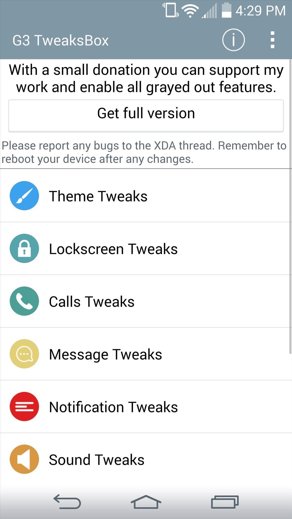 Theme the Quick Settings Icons on Your LG G3