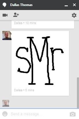 Sketch with Friends Using Google Hangouts on the Web