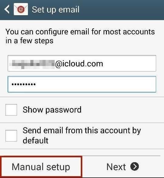 How to Add Your iCloud Email Account to Your Galaxy Note 3 or Other Android Device