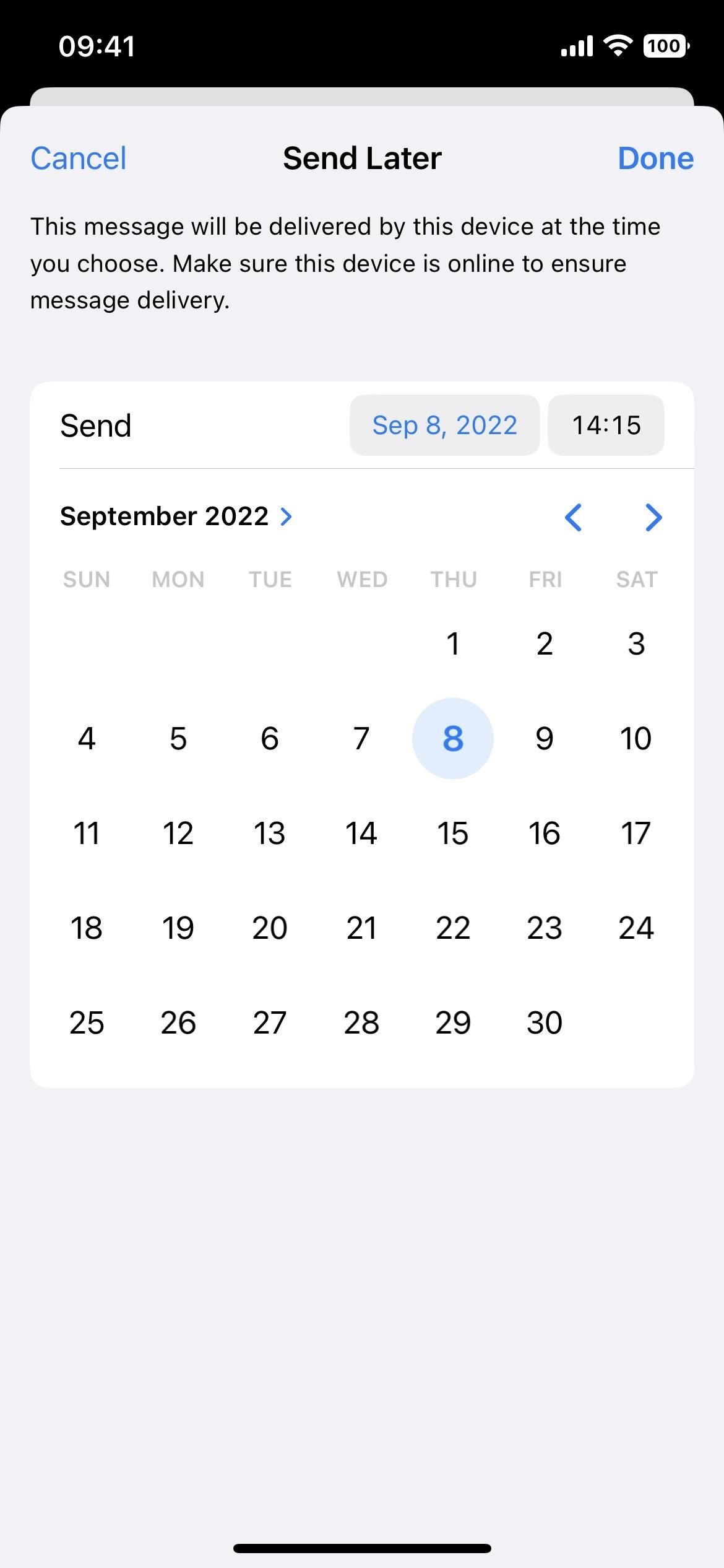 Use your iPhone's Mail app to schedule emails to automatically send on specific dates and times