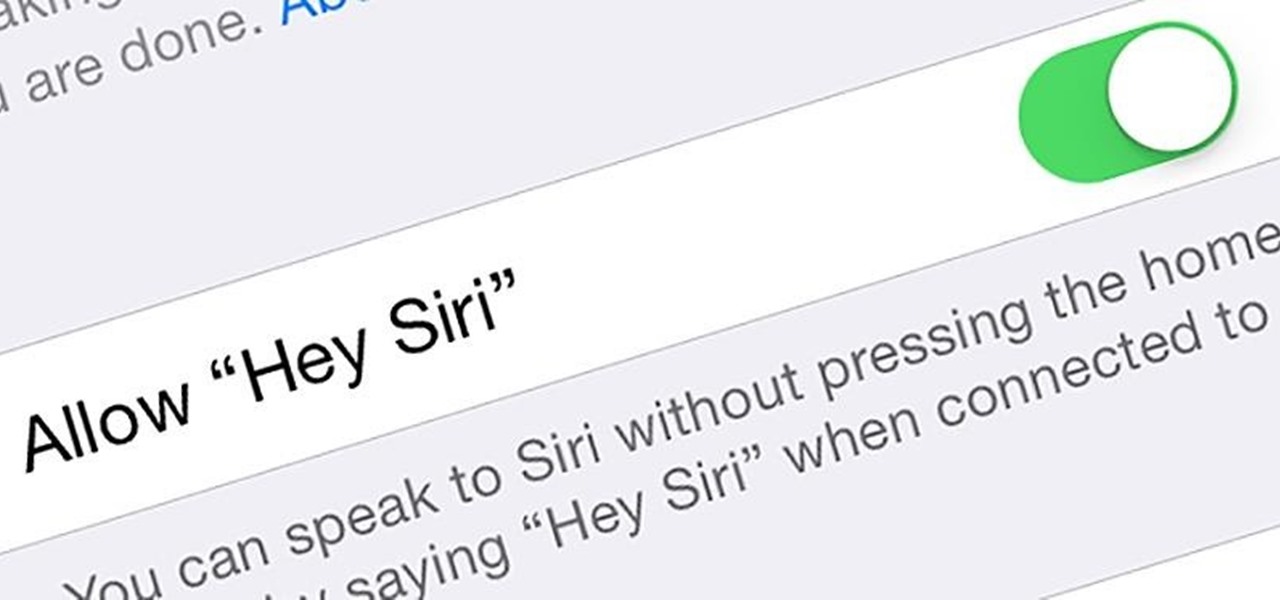 How to Activate Siri in iOS 8 Without Lifting a Finger