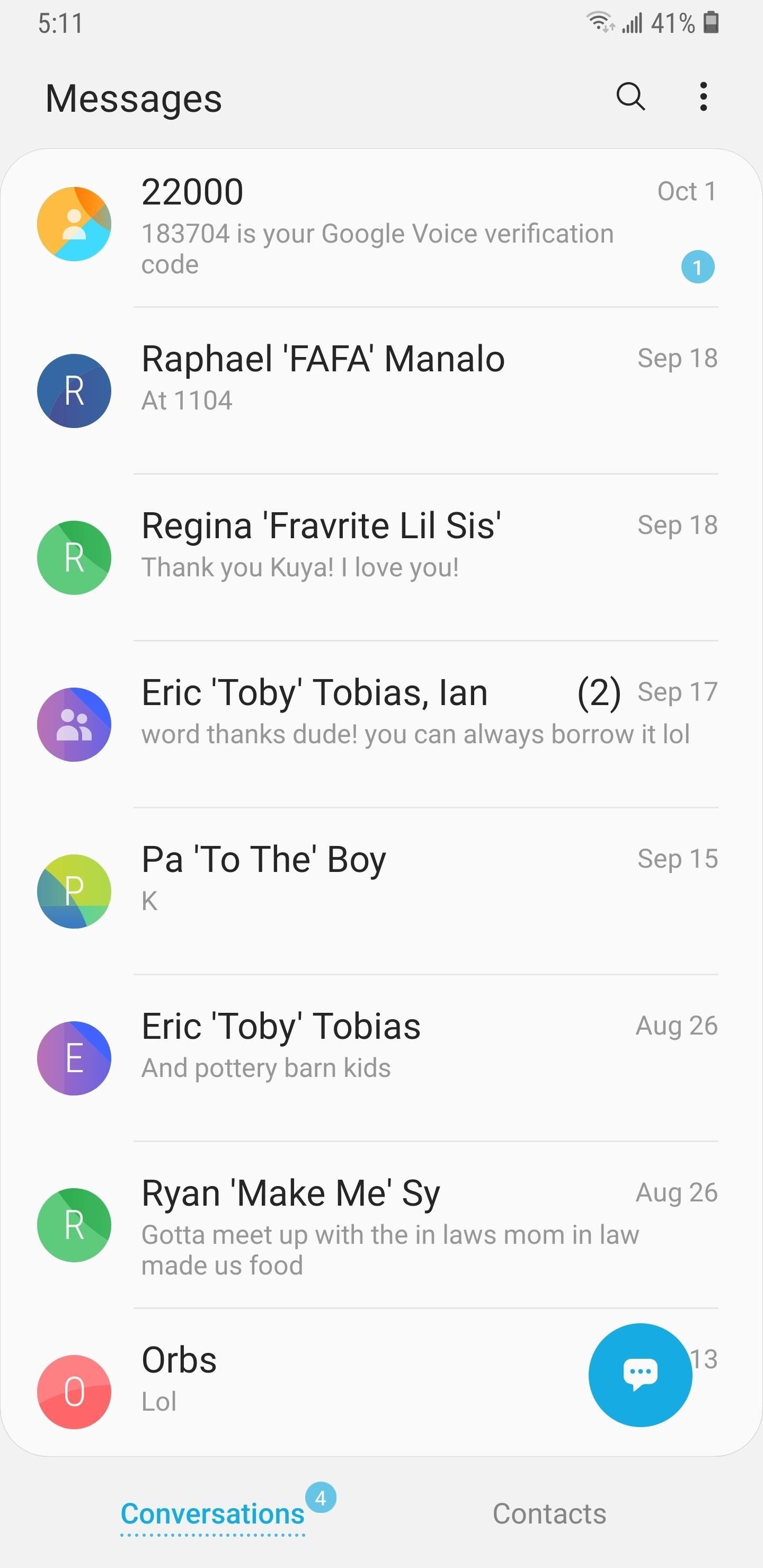 Here's What's New with Samsung's Messages App in One UI