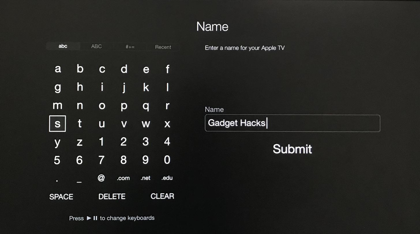 How to Customize Your Apple TV's Name