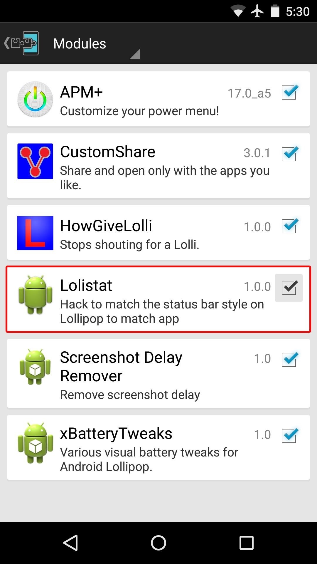 Color Your Status Bar to Match Any App in Android Lollipop