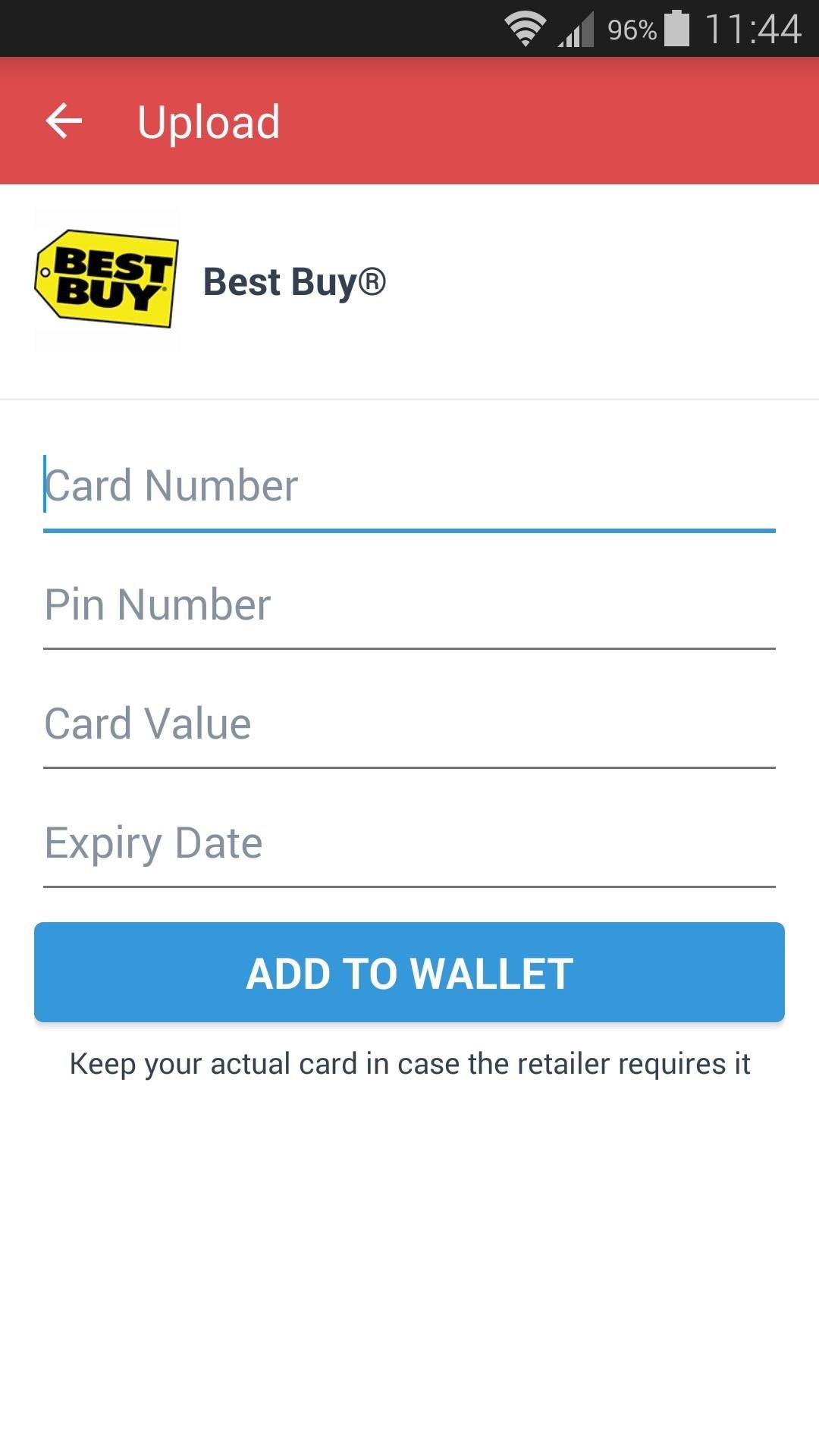 Upload, Buy, Send, Receive, & Redeem Almost Any Gift Card on Your Phone