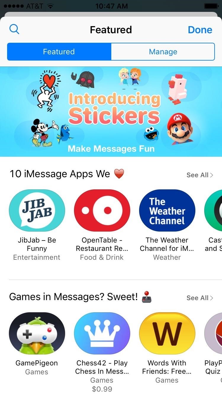 How to Use the New iMessage App Store in iOS 10 to Send Custom Stickers, Weather Info & More