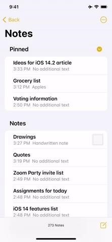 12 New Notes Features in iOS 14 That Improve Navigation, Drawing, Folders & More