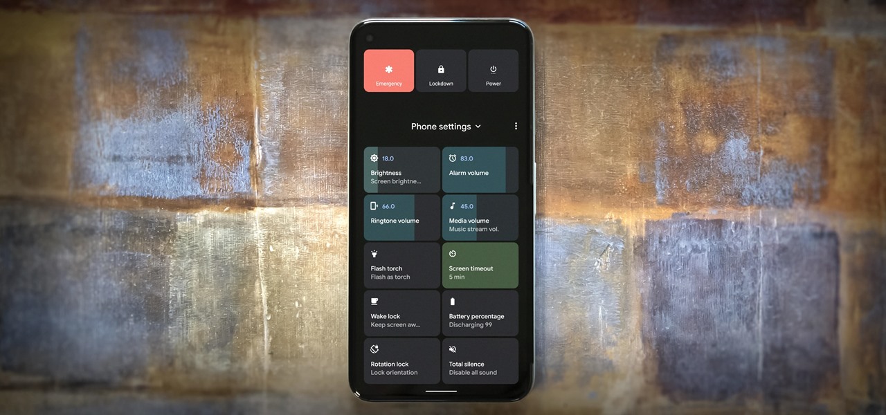 Add Custom Toggles to Android 11's New Power Menu