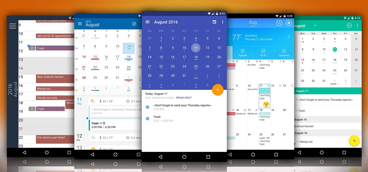 The 5 Best Android Calendar Apps To Replace Your Stock One Android Gadget Hacks