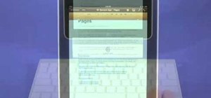 Create & edit documents with the Pages app on an iPad
