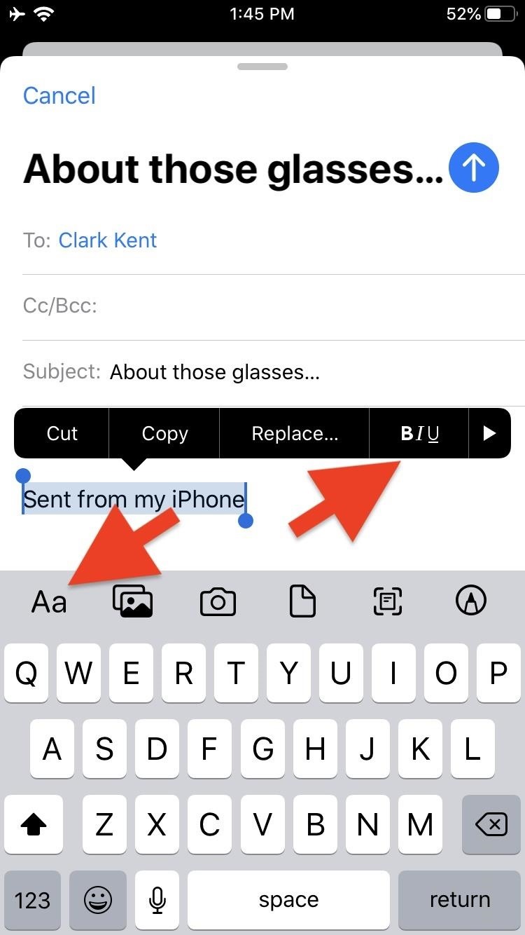 How to Use Mail's New Formatting & Attachments Toolbar in iOS 13 for Rich Text, Document Scanning & More