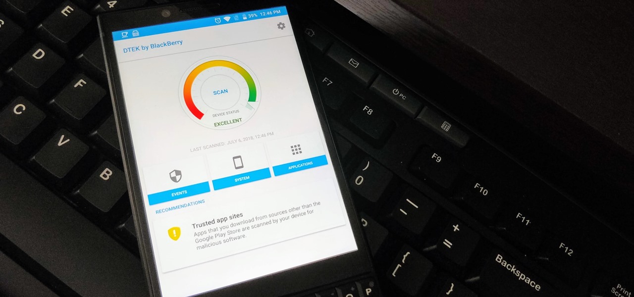 Use BlackBerry's DTEK Security Suite to Protect Your Device