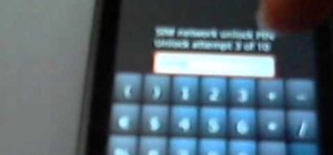 Unlock the LG Optimus T using unlock to talk
