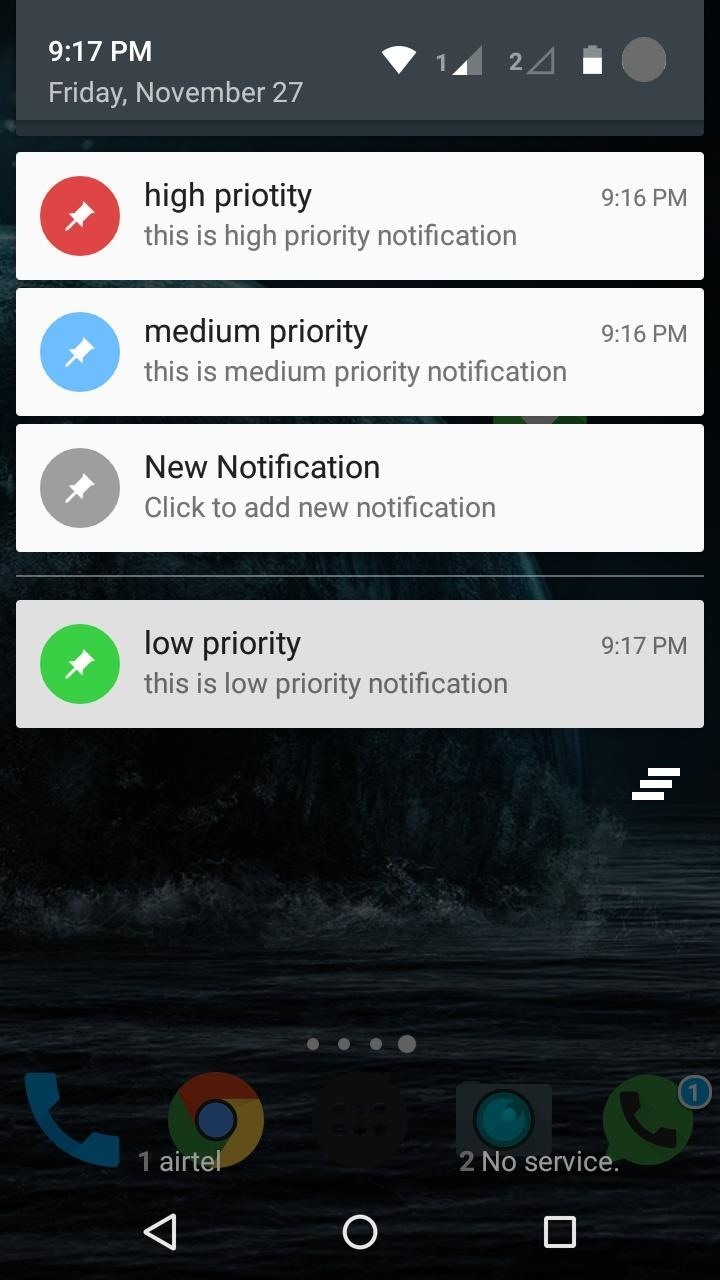 How to Create a Quick to-Do or Reminder Always Pinned in Notification Panel.