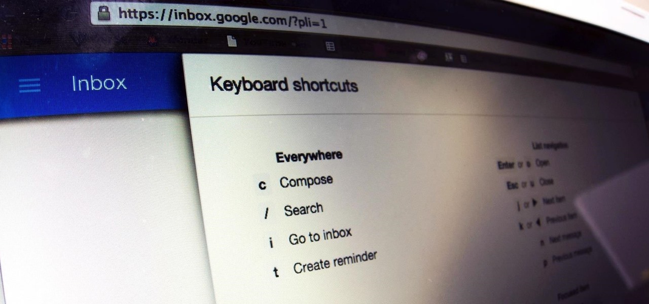 Use Keyboard Shortcuts to Email More Efficiently in Google Inbox