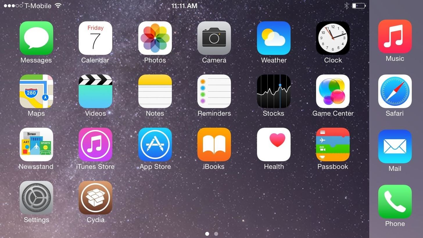 Get the iPhone 6 Plus' Resolution & Home Screen Landscape Mode on Your iPhone 6