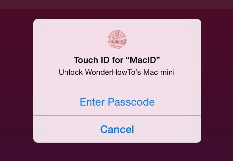 Unlock Your Mac Using Your iPhone's Touch ID or Lock Screen Passcode