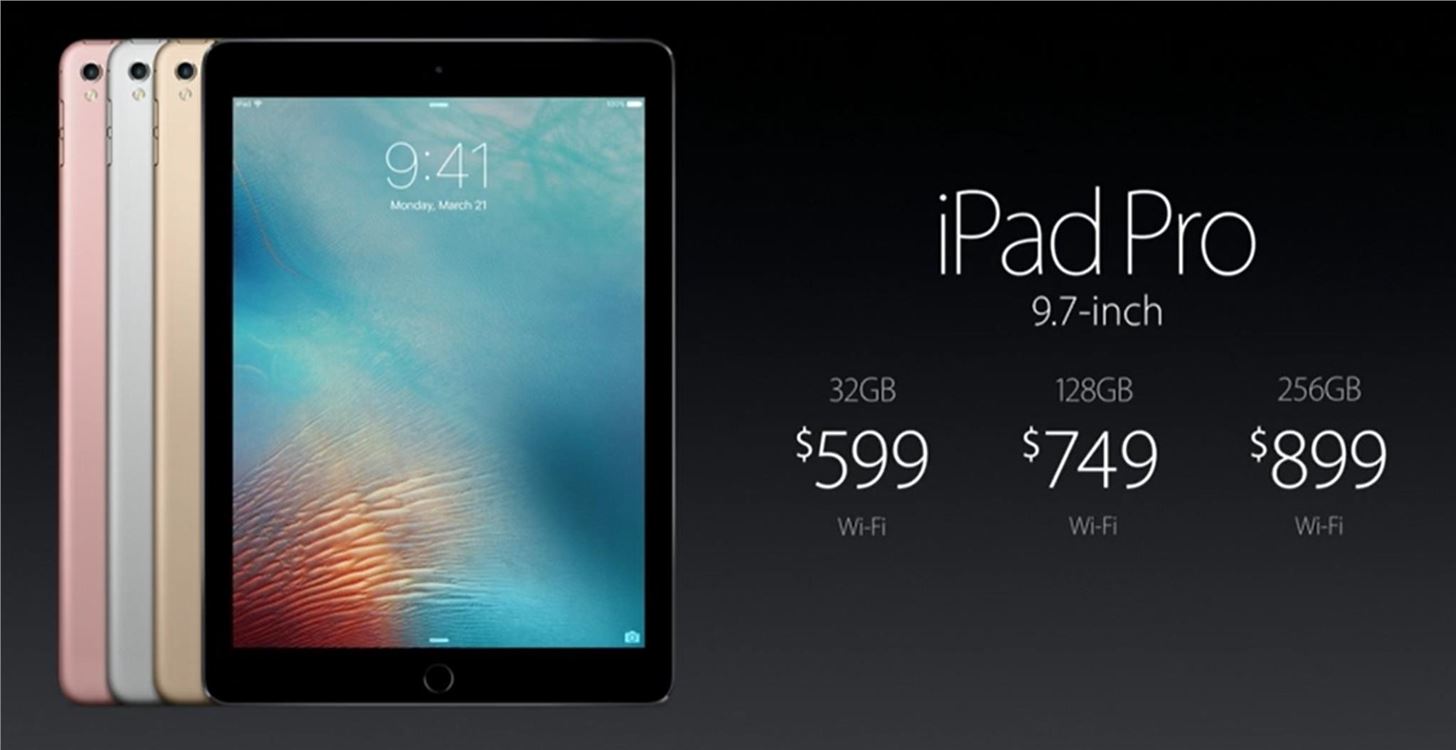 Apple Announces New iPad Pro: 9.7-Inch Screen, Better Audio, & More