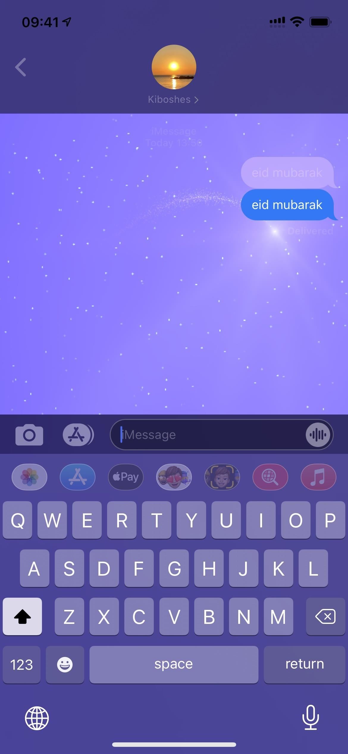 trigger imessage effects with just keyword.w1456