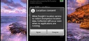 Use location and security settings in Android