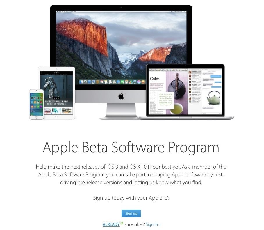 How to Sign Up for the iOS 9 Public Beta Preview for iPad or iPhone